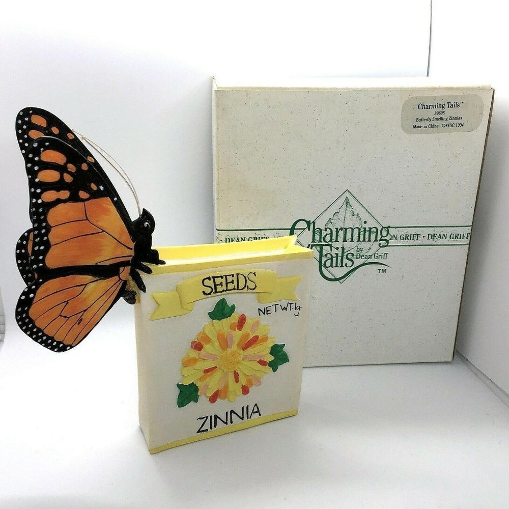 Charming Tails Butterfly Smelling ZINNIAS 89/606